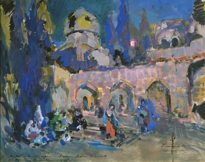 Der Tanz von Konstantin Alekseevich Korovin